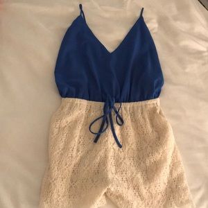 Open Back Romper